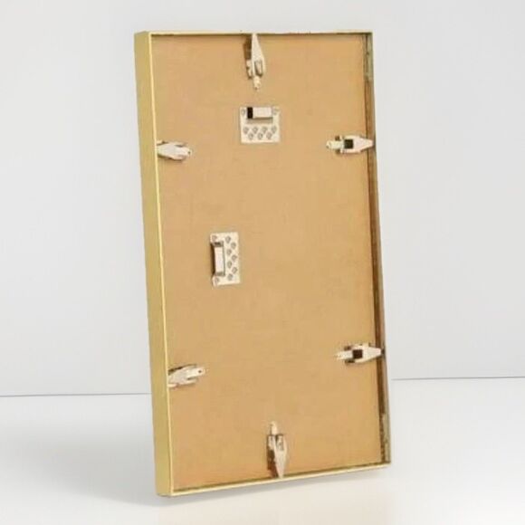 Vossington 13x19 Gold Picture Frame – Thin Modern Wall Mount, Craft Supply - Picture 2 of 9